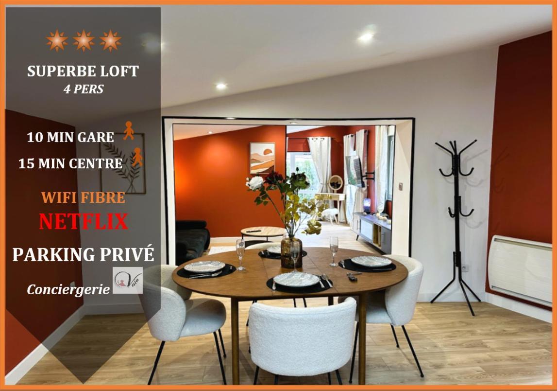 Loft O'Chalet - 10 Min Gare - Parking Prive 아미앵 외부 사진